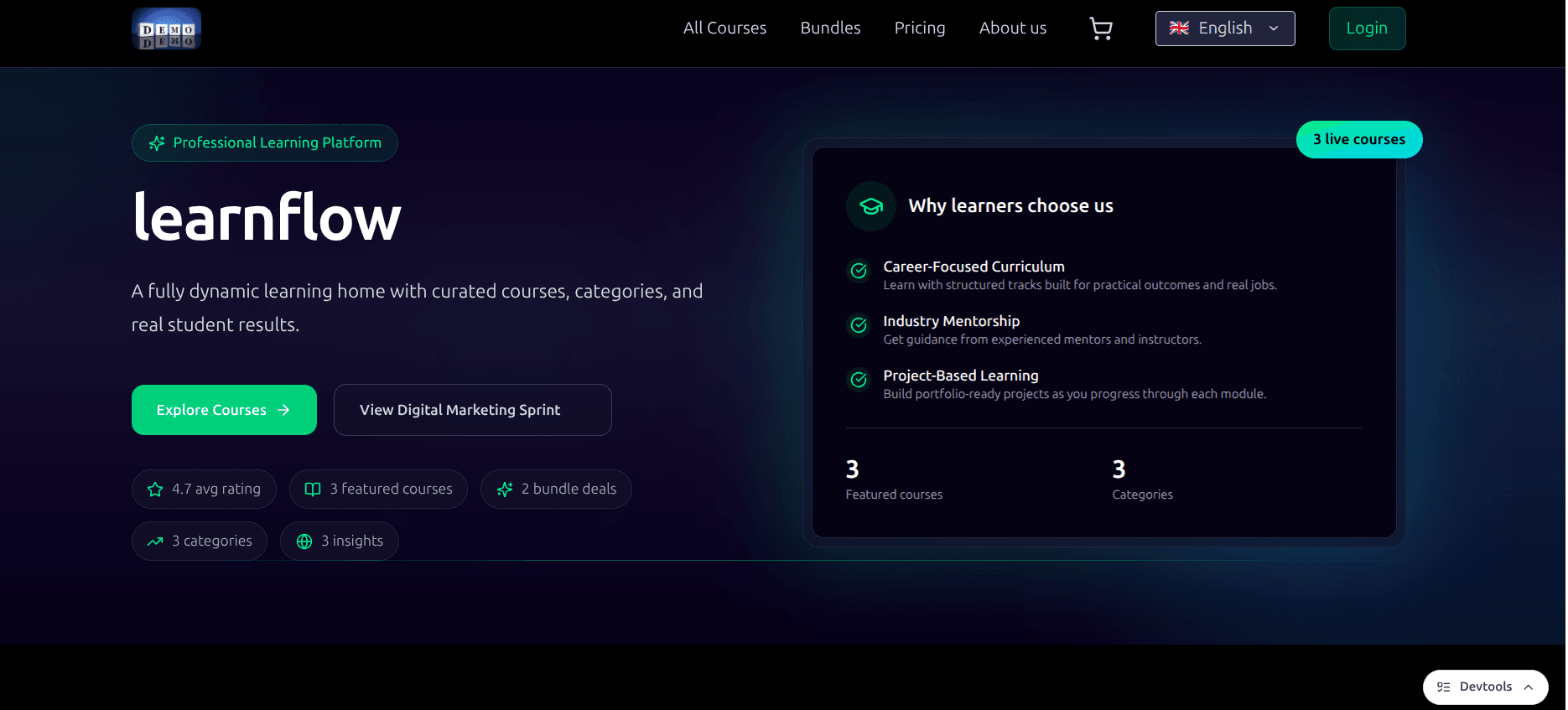 LearnFlow product preview